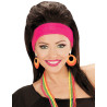 Boucles d'oreilles orange fluo adulte  
