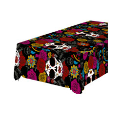 Nappe Catrina Dia de los muertos 137 x 274 cm  