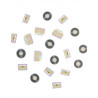 Confettis de table cassettes et vinyles ann√©es 90  