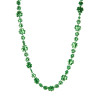 Collier vert tr√®fle brillant Saint Patrick adulte  