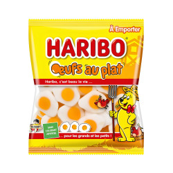 Sachet bonbons Haribo Oeufs au plat - 100 g  
