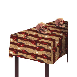 Nappe en plastique circus terrifiant 137 x 274 cm  