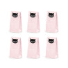 6 Sacs cadeaux en papier chaton roses 8 x 18 x 6 cm  