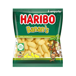 Sachet Bonbons Banane Haribo - 120 g  