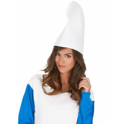 Bonnet lutin blanc adulte  
