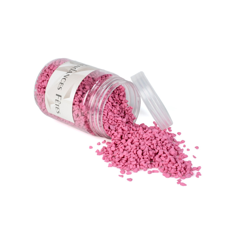 Gravillons fuchsia 400 gr d√©coratifs 2-4 mm  