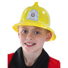 Casque pompier jaune  