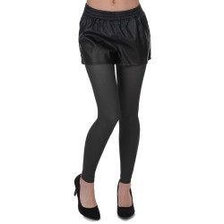 Legging noir adulte  