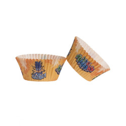 25 Moules √† cupcakes en papier Pyjamasques 5 x 3 cm  