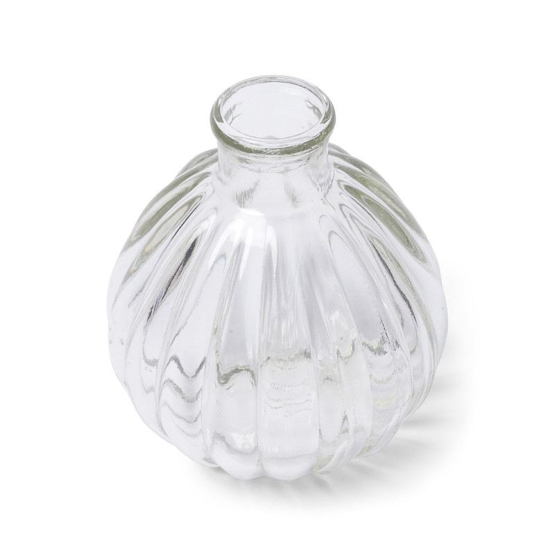 Mini vase en verre r√©tro 10 cm  