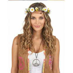 Collier hippie en m√©tal Adulte  