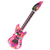 Guitare gonflable rose adulte  