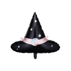 Ballon aluminium chapeau de sorci√®re 66 x 57 cm  