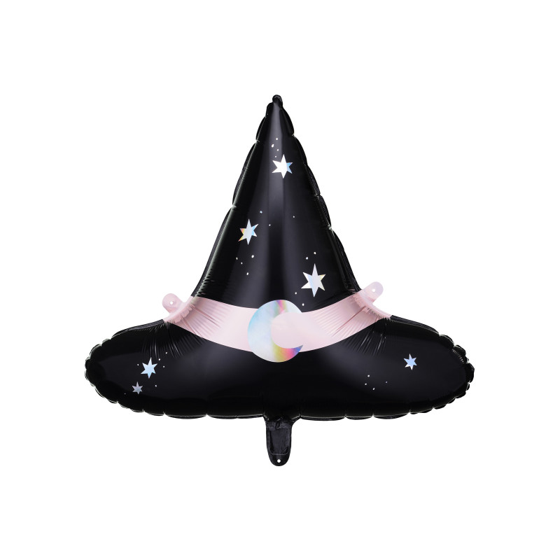 Ballon aluminium chapeau de sorci√®re 66 x 57 cm  