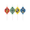4 Pailles en carton Harry Potter  