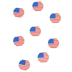 150 confettis de table drapeau USA  
