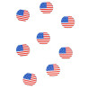 150 confettis de table drapeau USA  