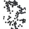 Mini boules paillet√©es noires 8 mm 10 gr, confettis de table chic  