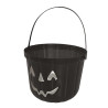 Seau citrouille noir 20 cm  