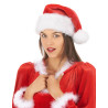 Bonnet No√´l avec fausse fourrure blanche  
