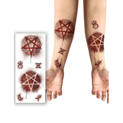 Planche de tatouages satanique  