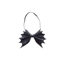 N?ud papillon chauve-souris noir adulte  