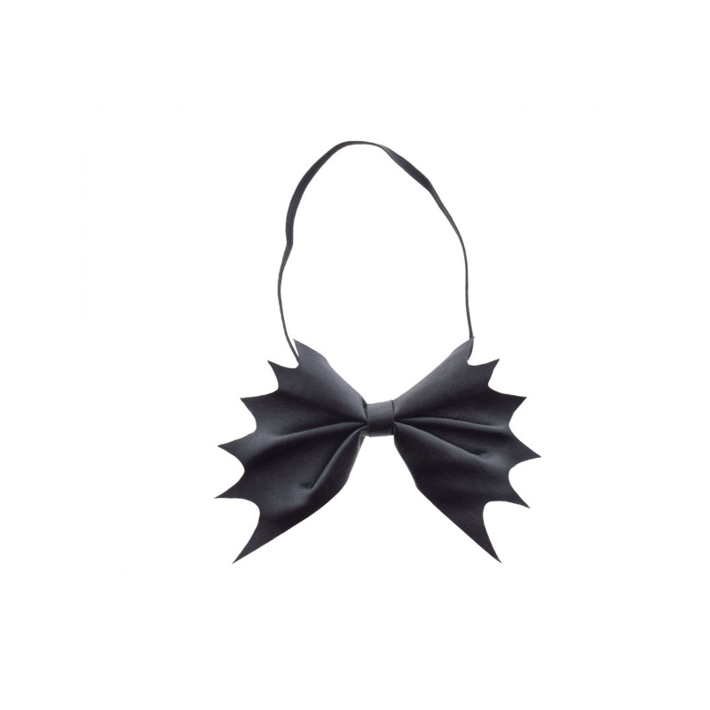 N?ud papillon chauve-souris noir adulte  