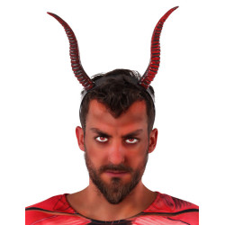 Serre-t√™te cornes de diable adulte  