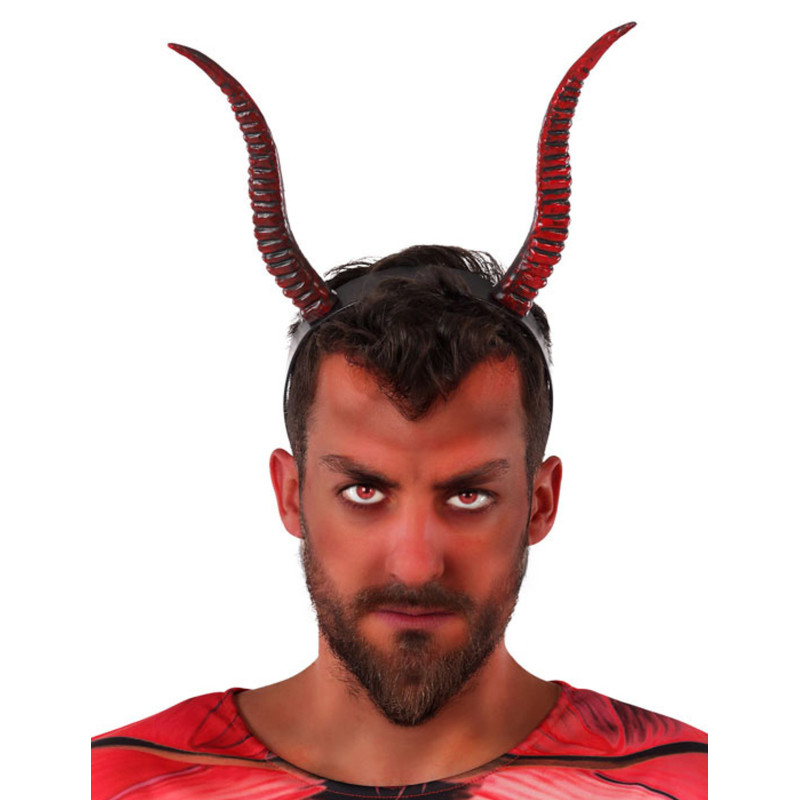 Serre-t√™te cornes de diable adulte  