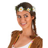 Couronne de fleurs p√¢querettes blanches adulte  