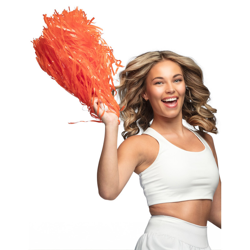 Pompon supporter orange  