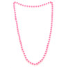 Collier perles rose adulte  