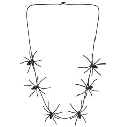 Collier araign√©es adulte Halloween  