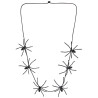 Collier araign√©es adulte Halloween  