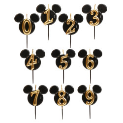 Bougie Chiffre Mickey Mouse  