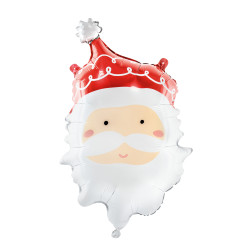 Ballon t√™te de P√®re No√´l 50 x 70 cm  
