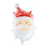 Ballon t√™te de P√®re No√´l 50 x 70 cm  