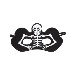 Loup squelette noir adulte Halloween  
