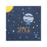 20 Serviettes en papier space adventure 33 x 33 cm  
