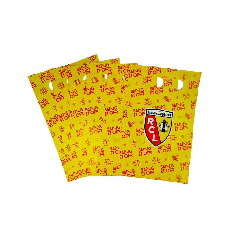 6 Sacs cadeaux RC Lens  