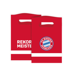8 Sachets cadeaux FC Bayern Munich 15 x 23 cm  