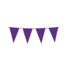 Guirlande √† fanions violets 10m  