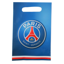 6 Sacs d'anniversaire PSG 23 x 15 cm  