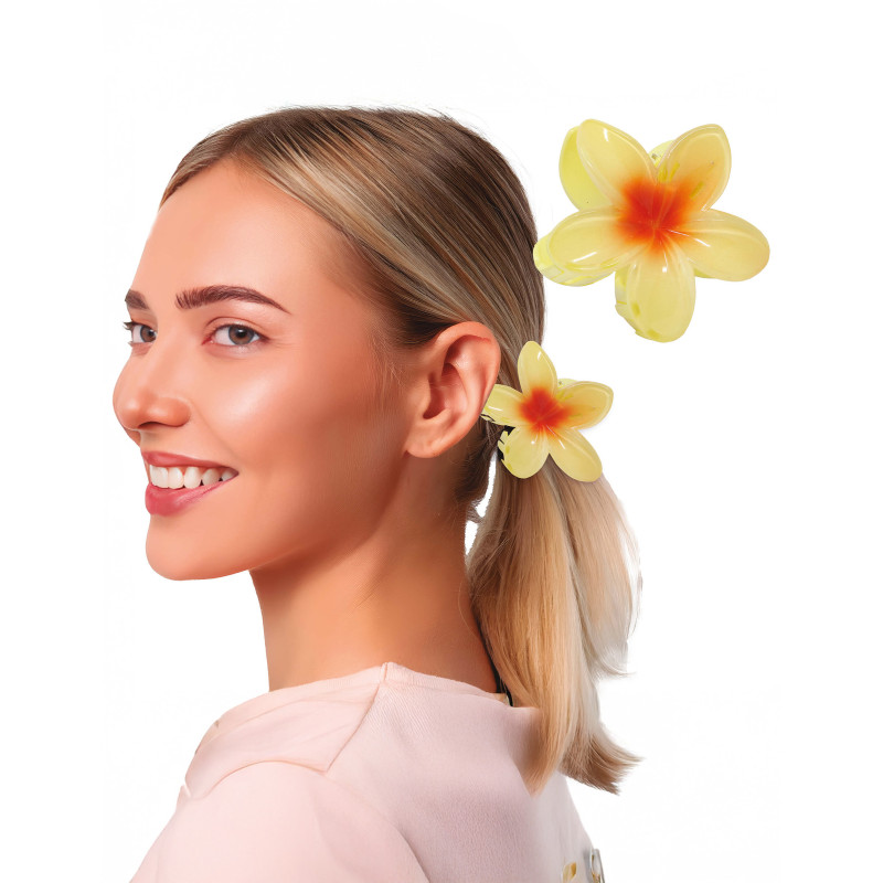 Pince √† cheveux fleur de vahin√©  