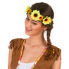 Couronne de fleurs tournesol adulte  