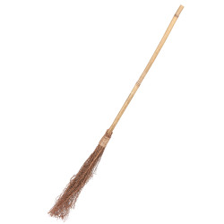 Balai de sorci√®re en bois 88 cm  