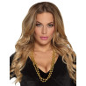 2 Colliers en perles or adulte  