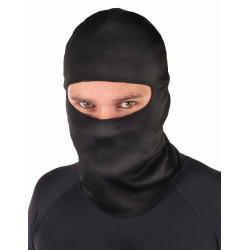 Cagoule ninja noire adulte  
