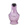 Fiole en verre violette 11,5 cm  