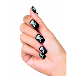 Faux ongles adh√©sifs pirate femme  